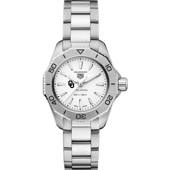Oklahoma Women&#39;s TAG Heuer Steel Aquaracer with Silver Dial Shot #2
