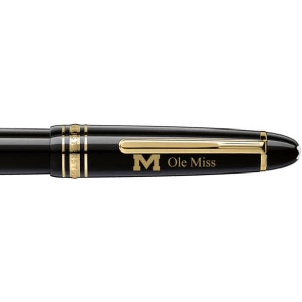 Ole Miss Montblanc Meisterstück LeGrand Rollerball Pen in Gold Shot #2