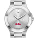 Ole Miss Women's Movado Collection Stainless Steel Watch with Silver Dial