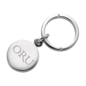 Oral Roberts Sterling Silver Insignia Key Ring Shot #1
