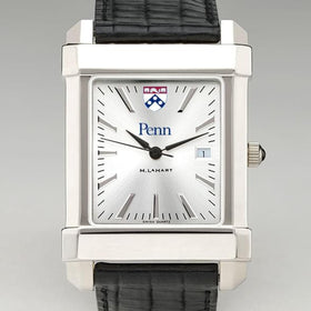 Penn Men&#39;s Collegiate Watch with Leather Strap Shot #1