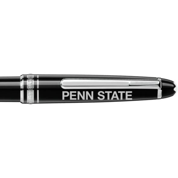 Penn State Montblanc Meisterstück Classique Ballpoint Pen in Platinum Shot #2