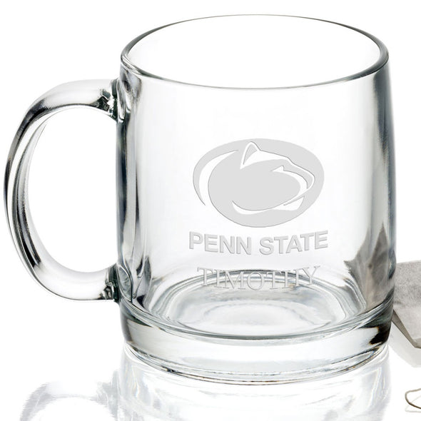 Penn State University 13 oz Glass Coffee Mug Shot #2