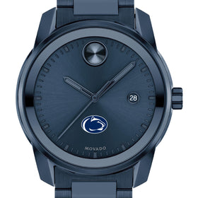Penn State University Men&#39;s Movado BOLD Blue Ion with Date Window Shot #1