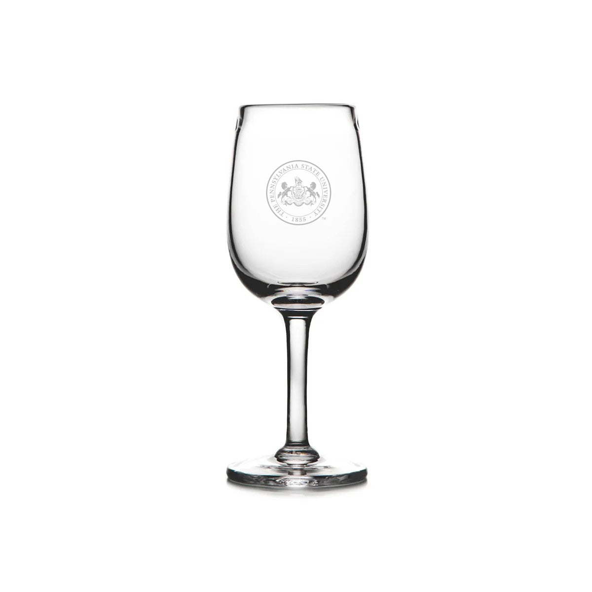 Penn State White Wine Glass by Simon Pearce