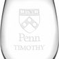 Penn Stemless Wine Glasses Made in the USA - Set of 2 Shot #3