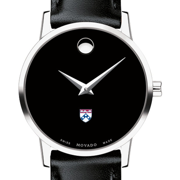 Penn Women&#39;s Movado Museum with Leather Strap Shot #1