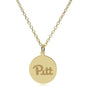 Pitt 18K Gold Pendant & Chain Shot #2