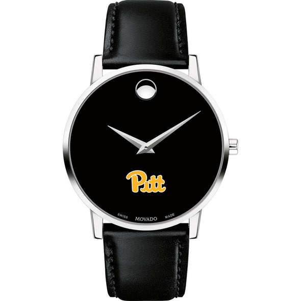 Pitt Men&#39;s Movado Museum with Leather Strap Shot #2