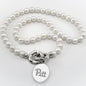 Pitt Pearl Necklace with Sterling Silver Charm Shot #1