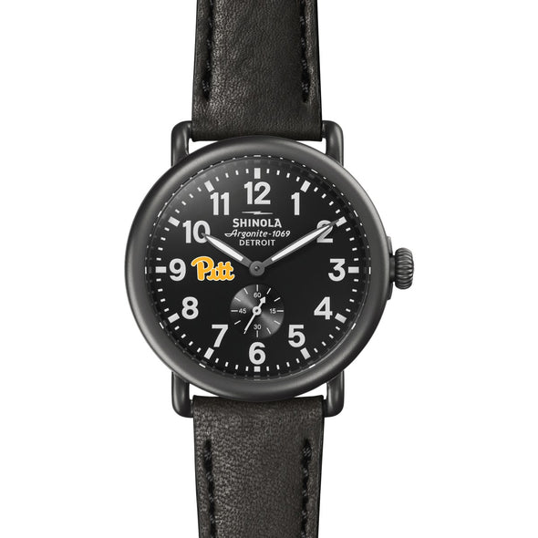 Pitt Shinola Watch, The Runwell 41mm Black Dial Shot #2