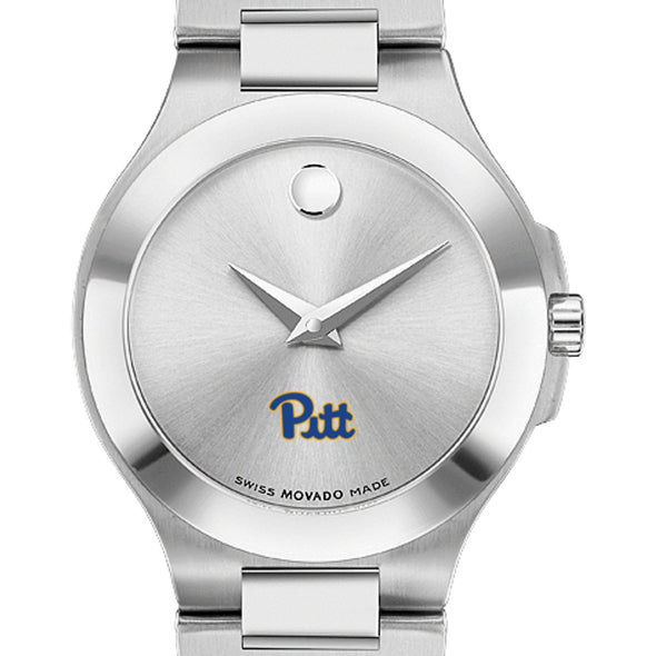 Pitt Women&#39;s Movado Collection Stainless Steel Watch with Silver Dial Shot #1