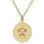 Princeton 14K Gold Pendant & Chain Shot #1