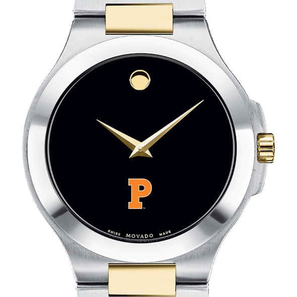 Princeton Men&#39;s Movado Collection Two-Tone Watch with Black Dial Shot #1