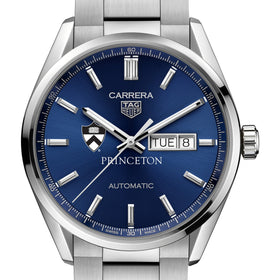 Princeton Men&#39;s TAG Heuer Carrera with Blue Dial &amp; Day-Date Window Shot #1