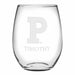 Princeton Stemless Wine Glasses Made in the USA - Set of 2