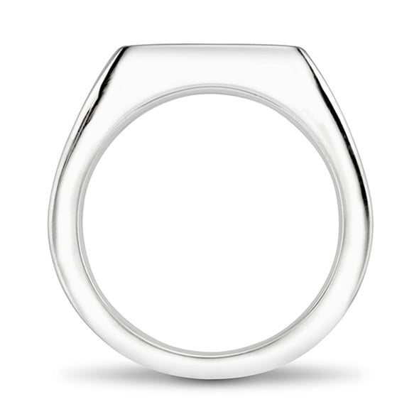 Princeton Sterling Silver Rectangular Cushion Ring Shot #4