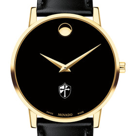 Providence Men&#39;s Movado Gold Museum Classic Leather Shot #1