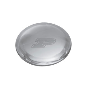 Purdue Glass Dome Paperweight by Simon Pearce Shot #1