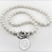 Rice University Pearl Necklace with Sterling Silver Charm