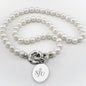 Saint Joseph's Pearl Necklace with Sterling Silver Charm Shot #1