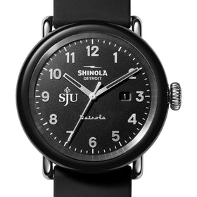 Saint Joseph&#39;s University Shinola Watch, The Detrola 43mm Black Dial at M.LaHart &amp; Co. Shot #1