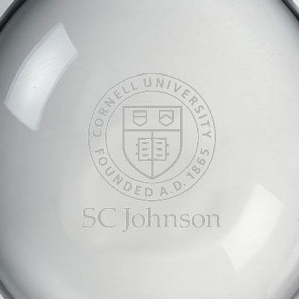 SC Johnson College Glass Ornament by Simon Pearce Shot #2
