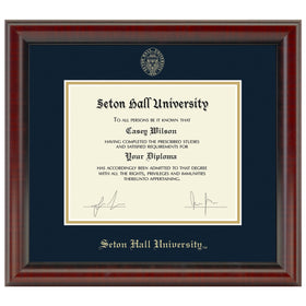 Seton Hall Diploma Frame, the Fidelitas Shot #1