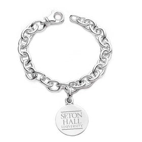 Seton Hall Sterling Silver Charm Bracelet Shot #1