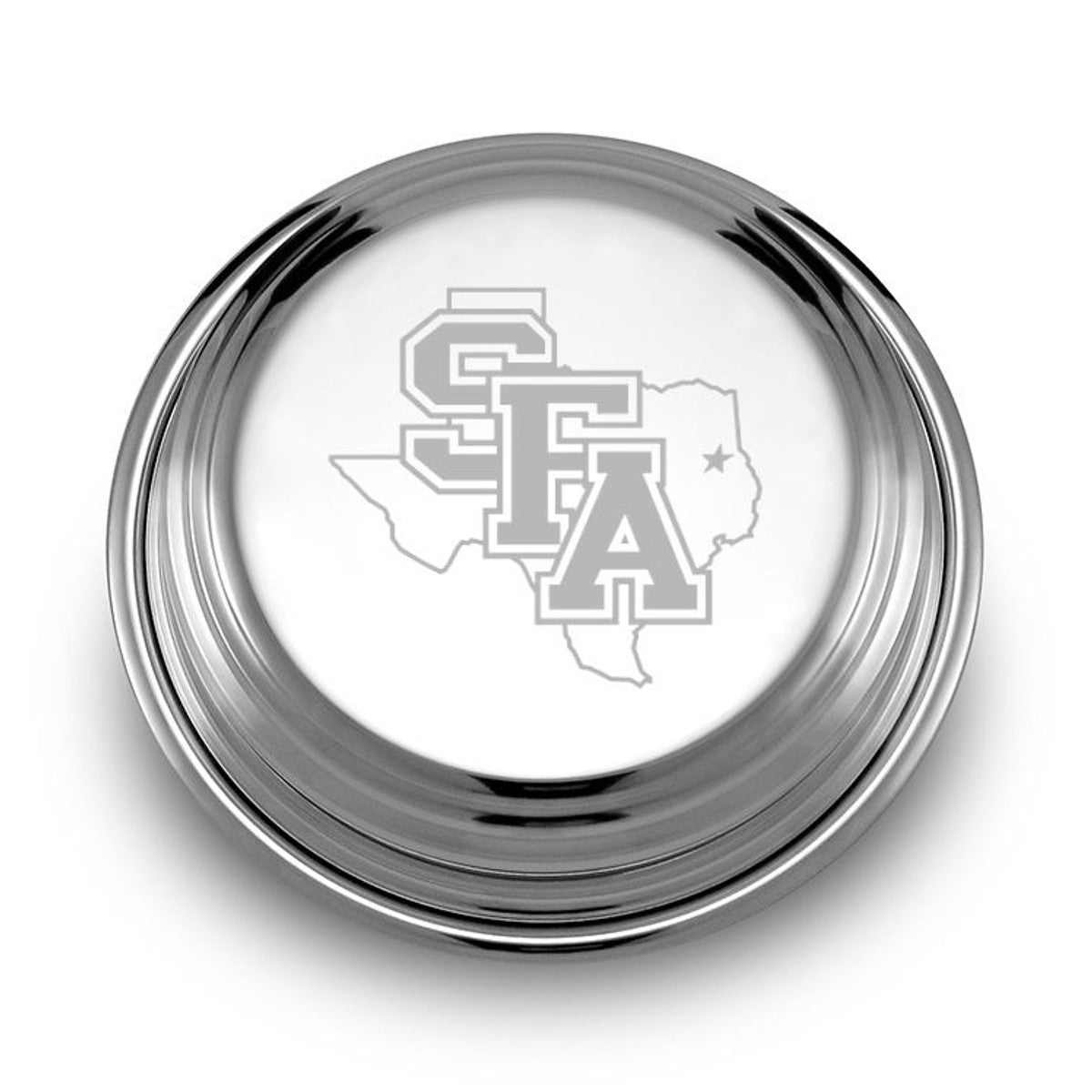 SFASU Pewter Paperweight M.LaHart & Co.