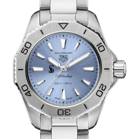 Siena Women&#39;s TAG Heuer Steel Aquaracer with Blue Sunray Dial Shot #1