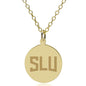 SLU 14K Gold Pendant & Chain Shot #1