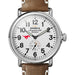 SMU Shinola Watch, The Runwell 41 mm White Dial