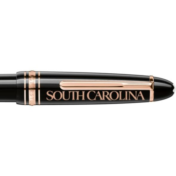 South Carolina Montblanc Meisterstück LeGrand Ballpoint Pen in Red Gold Shot #2