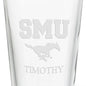Southern Methodist University 16 oz Pint Glass- Set of 2 Shot #3