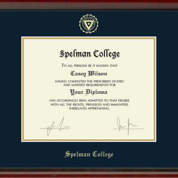 Spelman Diploma Frame, the Fidelitas Shot #2