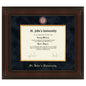 St. John's Excelsior Diploma Frame Shot #1