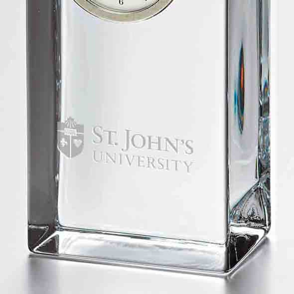 St. John&#39;s Tall Glass Desk Clock by Simon Pearce Shot #2