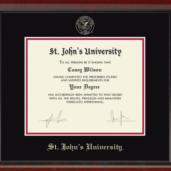 St. John&#39;s University Juris Doctor Diploma Frame, the Fidelitas Shot #2