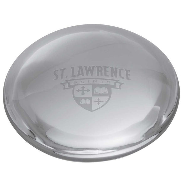 St. Lawrence Glass Dome Paperweight by Simon Pearce Shot #2