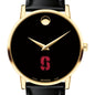 Stanford Men's Movado Gold Museum Classic Leather Shot #1
