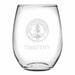 Stanford Stemless Wine Glasses Made in the USA - Set of 2