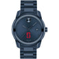 Stanford University Men's Movado BOLD Blue Ion with Date Window Shot #2