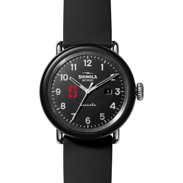 Stanford University Shinola Watch, The Detrola 43mm Black Dial at M.LaHart &amp; Co. Shot #2
