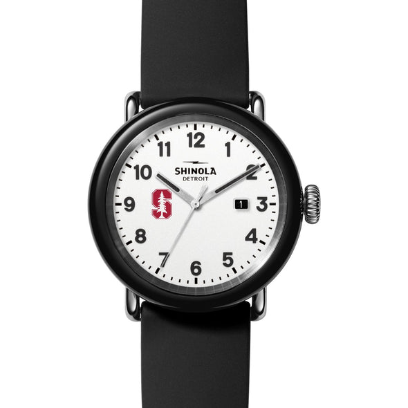 Stanford University Shinola Watch, The Detrola 43mm White Dial at M.LaHart &amp; Co. Shot #2