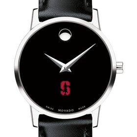 Stanford Women&#39;s Movado Museum with Leather Strap Shot #1