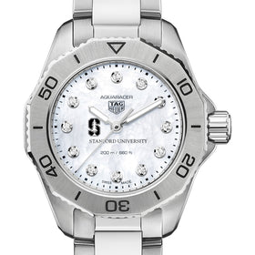 Stanford Women&#39;s TAG Heuer Steel Aquaracer with Diamond Dial Shot #1