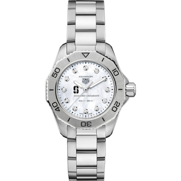 Stanford Women&#39;s TAG Heuer Steel Aquaracer with Diamond Dial Shot #2