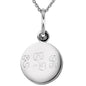 Sterling Silver Necklace with Sterling Silver Charm Shot #2