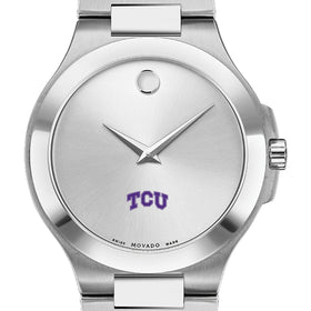 TCU Men&#39;s Movado Collection Stainless Steel Watch with Silver Dial Shot #1